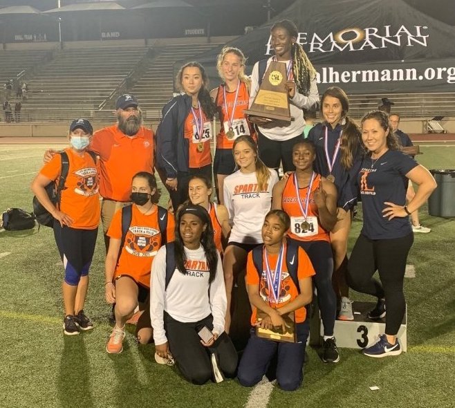 Seven Lakes’ girls track and field team won the Region III-6A meet Saturday, April 24, in Humble. The Spartans girls are the first regional track and field champion in school history.